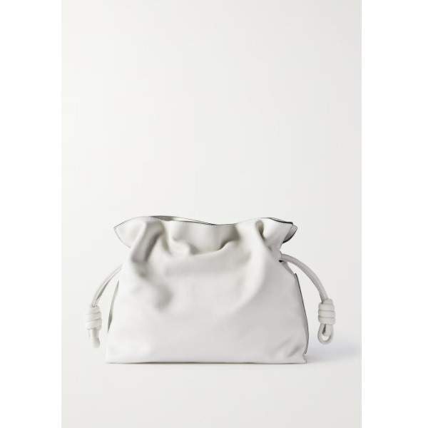 Net-A-Porter Loewe Flamenco Medium Leather Clutch